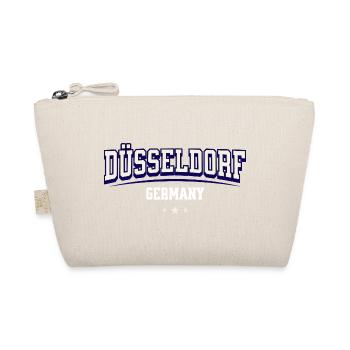 Düsseldorf Deutschland Varsity-Logo - Bio-Täschchen - Natur - Vorne