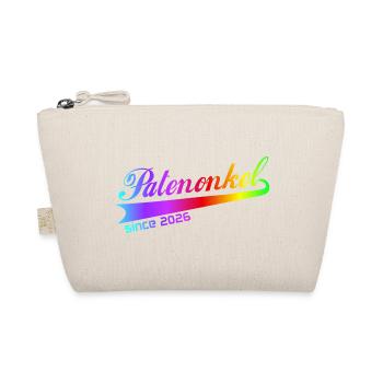 Patenonkel 2026, Patenonkel Hoodie, Tasche, Shirt - Bio-Täschchen - Natur - Vorne
