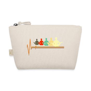 Yoga Battement de cœur Méditation rétro Namasté - Trousse biologique - nature - Devant