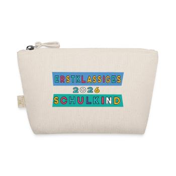 First-class schoolchild 2026 - Organic Pouch - nature - Front