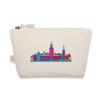 Silhouette de la ville de Stockholm Gamla Stan Art moderne - Trousse biologique - nature - Devant