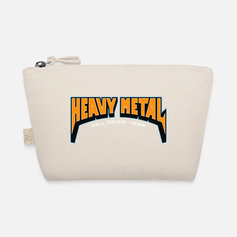 Heavy Metal Hell yes Text-Logo Bio-Täschchen