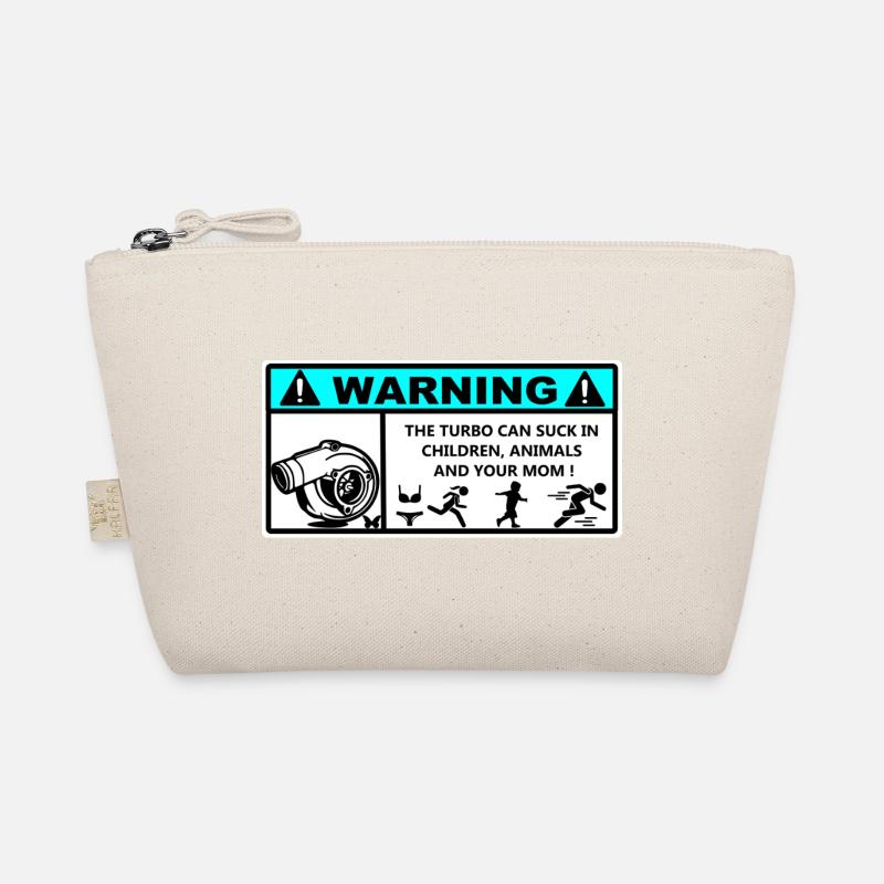 Danger Turbo Aufkleber Bio-Täschchen