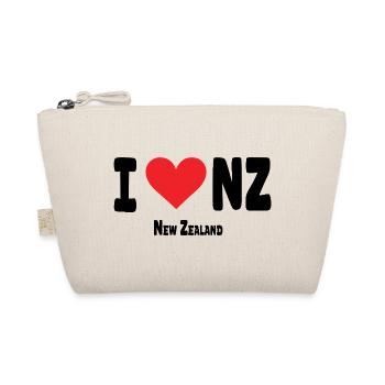 I Love NZ New Zealand Proud New Zealander - Organic Pouch - nature - Front