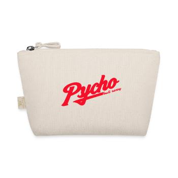 Psycho Retro Script Logo - Trousse biologique - nature - Devant