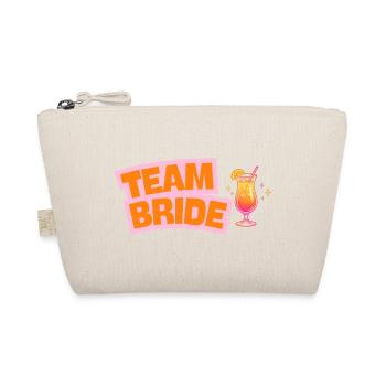 Team Bride - Cocktail- personalisierbar - Bio-Täschchen - Natur - Vorne