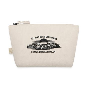 No, I don't have a car problem. Funny car mech - Organic Pouch - nature - Front