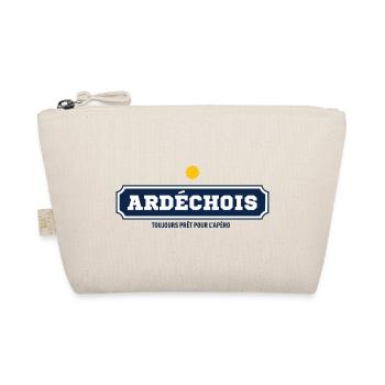 Ardechois Toujours Pret Pour L Apero T-Shirt Ca... - Trousse biologique - nature - Devant