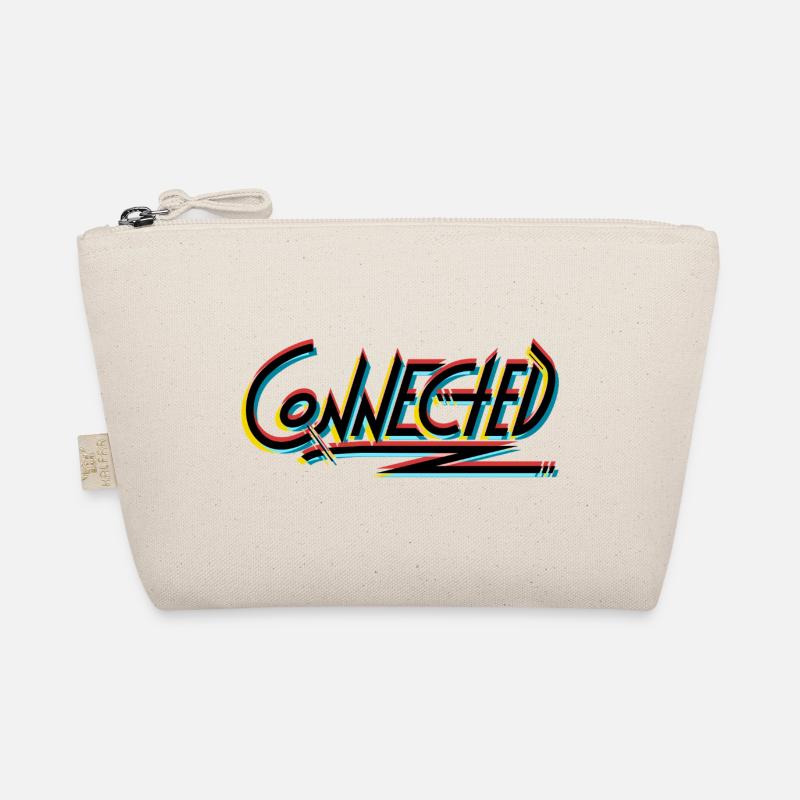 Connected_black_prism - Organic Pouch - nature