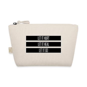 Let It Hurt Let It Heal Let It Go Inspirational - Organic Pouch - nature - Front