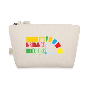 Insurance Agent Funny It ́s O ́Clock Insurance - Organic Pouch - nature - Front