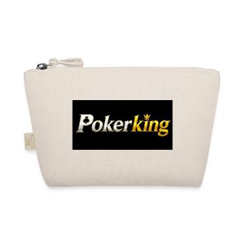 Pokerking Gold Logo - Organic Pouch - nature - Front