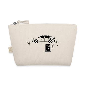 Amour des voitures électriques avec battement de cœur Voitures électriques - Trousse biologique - nature - Devant