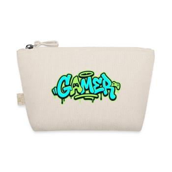 Gamer Graffiti Logo - Bio-Täschchen - Natur - Vorne