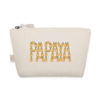 Papaya-Typografie - Bio-Täschchen - Natur - Vorne