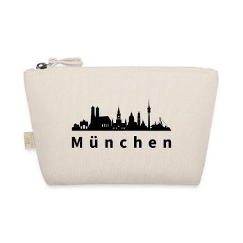 Skyline München - Bio-Täschchen - Natur - Vorne