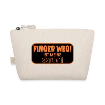 Finger Weg Zeit - Bio-Täschchen - Natur - Vorne