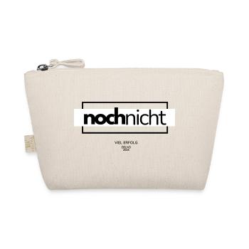 Noch Nicht – Minimal German Typography - Bio-Täschchen - Natur - Vorne