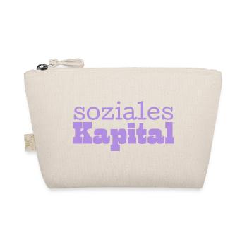 Soziales Kapital lila - Bio-Täschchen - Natur - Vorne