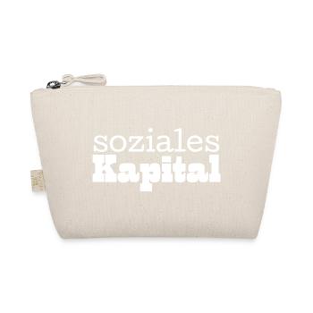 Soziales Kapital Typografie - Bio-Täschchen - Natur - Vorne