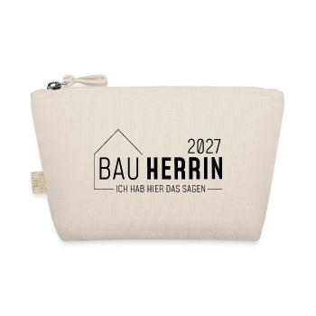 Bauherrin - ich habe hier das sagen - Bio-Täschchen - Natur - Vorne
