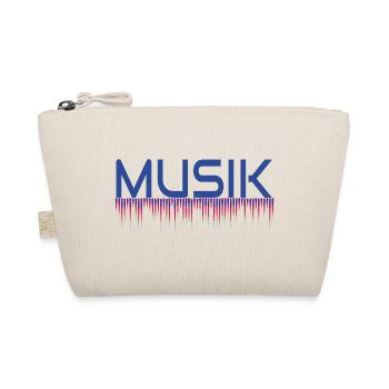 Musik Drip Neon Logo - Bio-Täschchen - Natur - Vorne