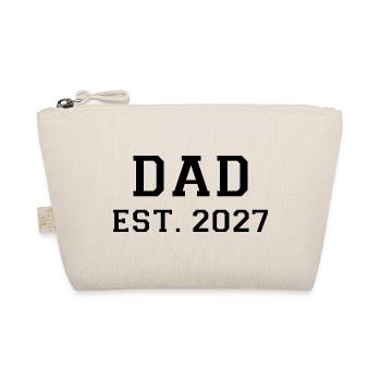 Dad Est 2027 - Bio-Täschchen - Natur - Vorne