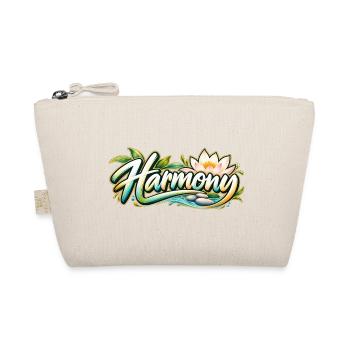 Harmony: Lotusfluss Zen-Muster - Bio-Täschchen - Natur - Vorne