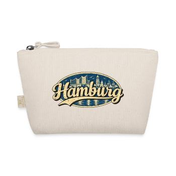 Hamburg Vintage Stadtmotiv - Bio-Täschchen - Natur - Vorne