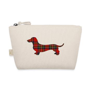 Tartan-Wursthund | Pyrenäenlinien-Labor - Bio-Täschchen - Natur - Vorne