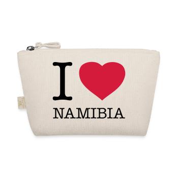 I LOVE NAMIBIA - Bio-Täschchen - Natur - Vorne