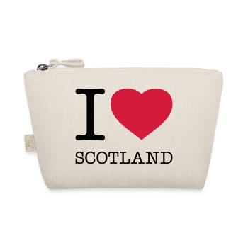 I LOVE SCOTLAND Schottland - Organic Pouch - nature - Front