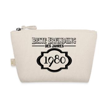 Beste Erfindung des Jahres 1980 Geschenk - Bio-Täschchen - Natur - Vorne