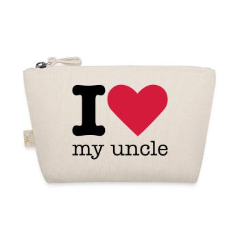 I Love My Uncle - Bio-Täschchen - Natur - Vorne