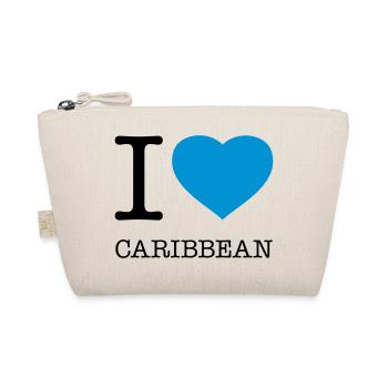 I LOVE CARIBBEAN Karibik - Organic Pouch - nature - Front