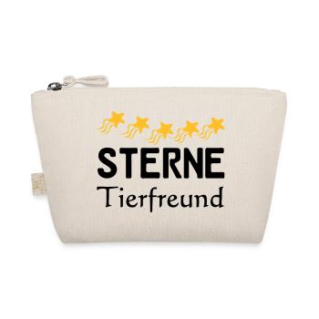 Sterne Tierfreund Geschenk - Bio-Täschchen - Natur - Vorne