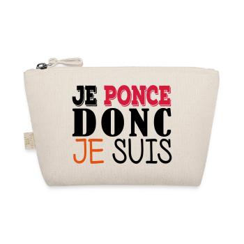 Je ponce donc je suis - Trousse biologique - nature - Devant