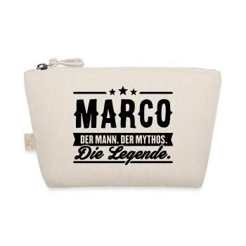 Man Myth Legend Marco - Organic Pouch - nature - Front