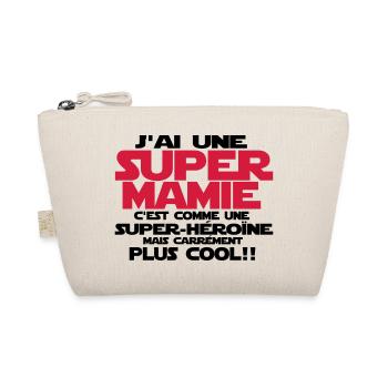 j'ai une super mamie - Trousse biologique - nature - Devant