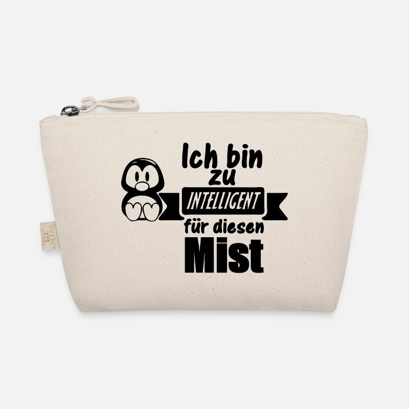 Pinguin Spruch - Zu intelligent Geschenk Bio-Täschchen