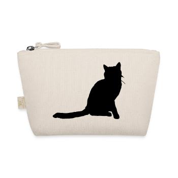 Vektor Katze Silhouette - Bio-Täschchen - Natur - Vorne