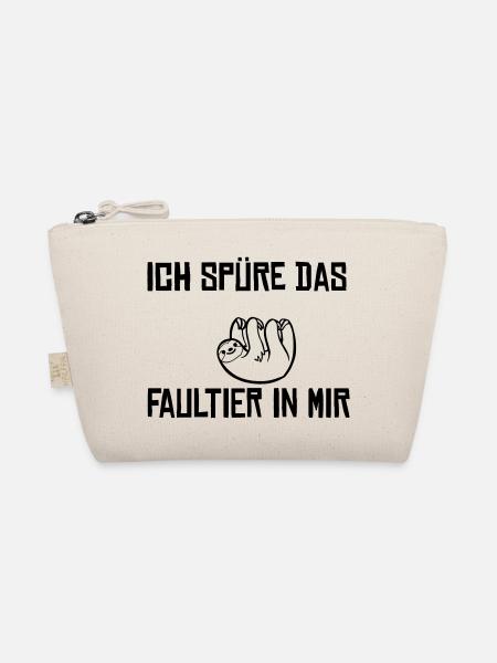 Ich spüre das Faultier - Bio-Täschchen - Natur