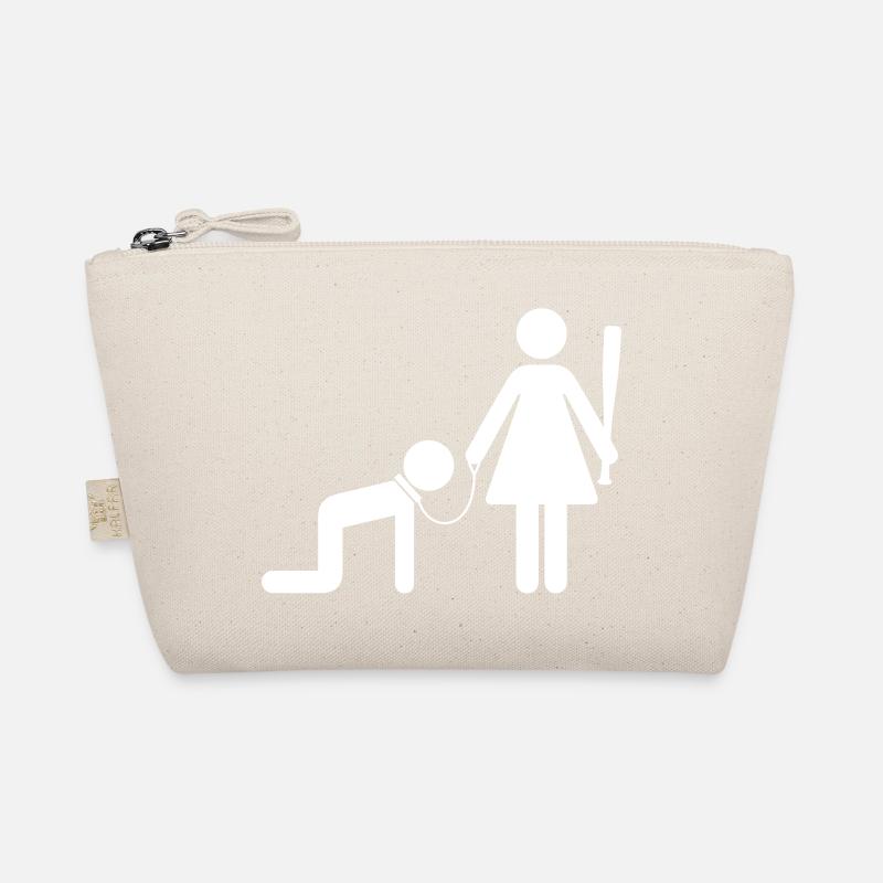 A Woman Holds A Man As A Slave Organic Pouch