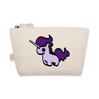 licorne douce violet - Trousse biologique - nature - Devant
