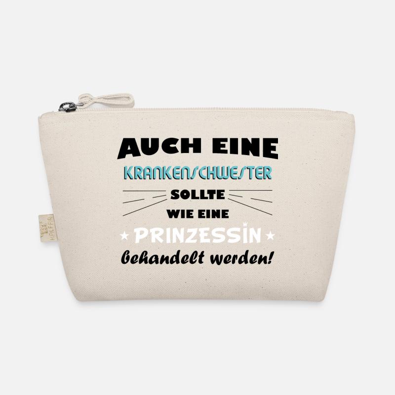 Krankenschwester - Prinzessin - Bio-Täschchen - Natur