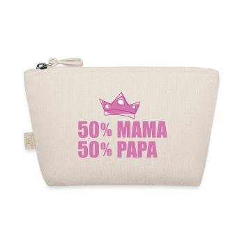 50% Mum 50% Dad - Birthday - Bday | Great T-Shirt - Organic Pouch - nature - Front