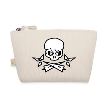 tete de mort crane symbole hermine bretagne - Trousse biologique - nature - Devant