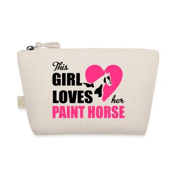 6254398 129692105 Paint Horse - Bio-Täschchen - Natur - Vorne