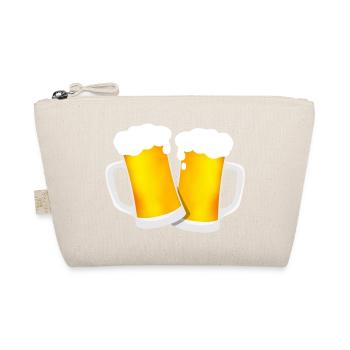 Bier Bierkrug Bierglas Biere Prost Krug Maß JGA - Bio-Täschchen - Natur - Vorne