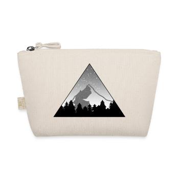 Forest Mountains Stars Tree - Organic Pouch - nature - Front